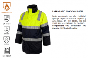 parka vesturario laboral