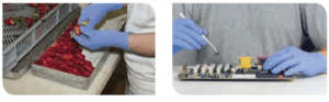 guantes de protección alimentaria