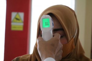 medición de temperatura covid